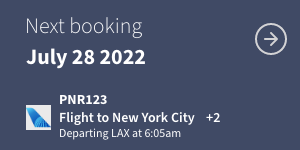 Next booking